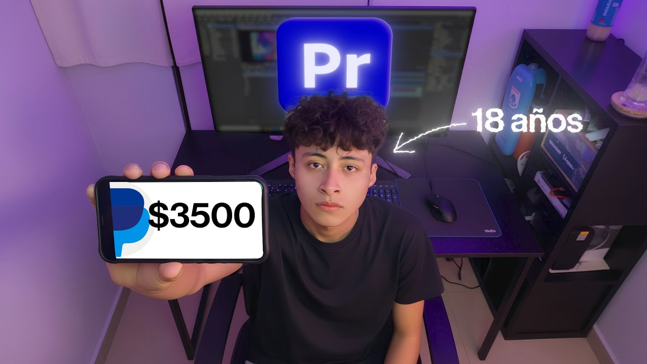 Hice $3500 dólares en un mes editando VIDEOS (no es broma)