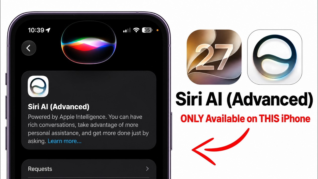 Advanced Siri AI - ONLY AVAILABLE on These iPhone Models!