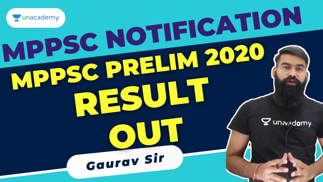 MPPSC PRELIMS 202 RESULT OUT | MPPSC Prelims 2020 Notification | Gaurav Sharma