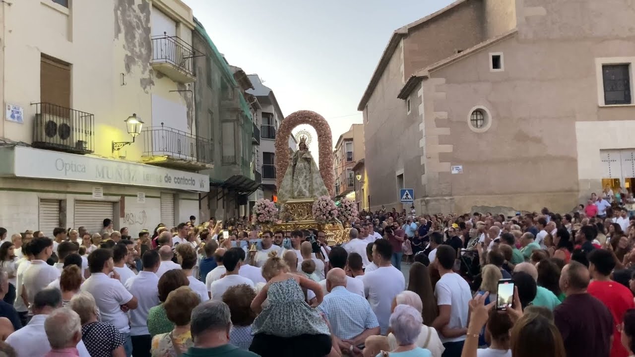 La Virgen del Buen Suceso Coronada, patrona de Cieza, regresa a Cieza. 8/9/2024.