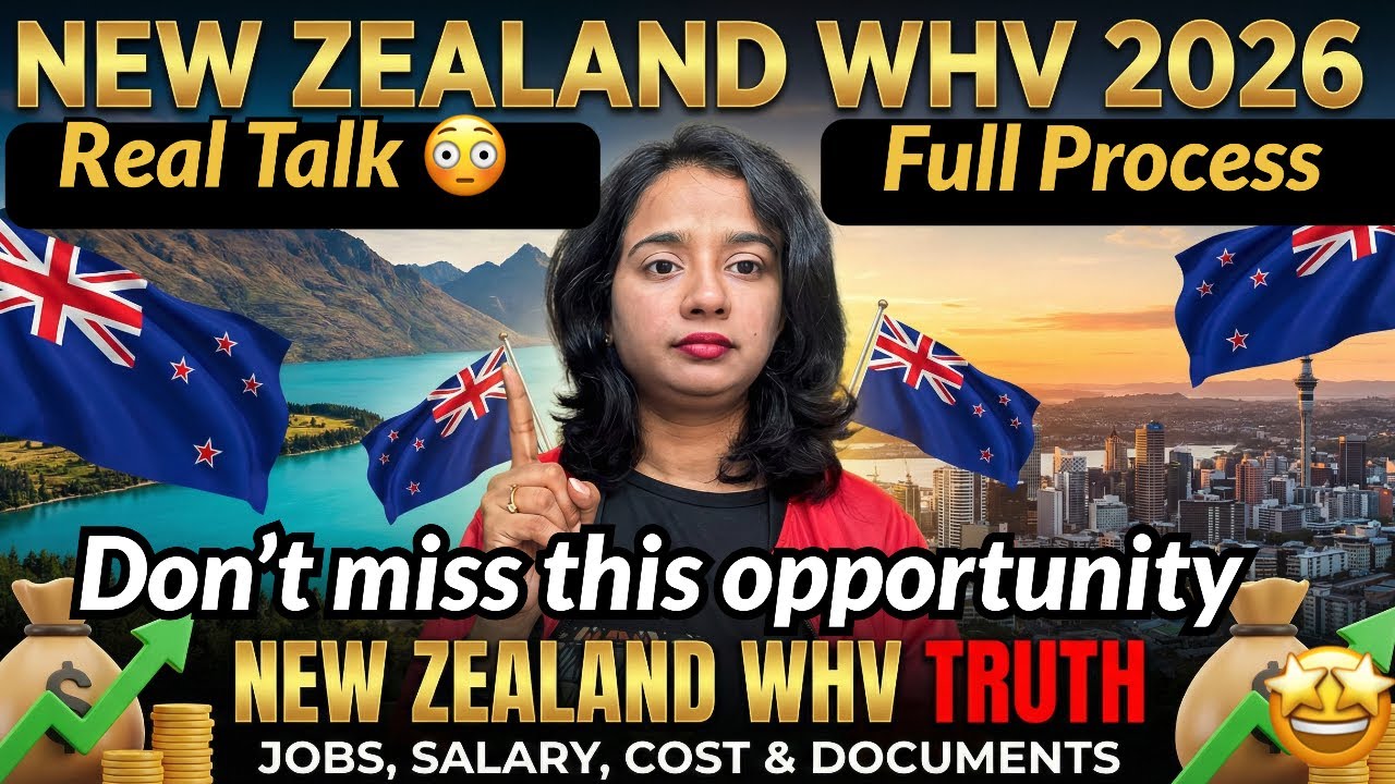 New Zealand Working Holiday Visa 2026 🇳🇿 | Cost, Jobs, Dates & Real Process for Indians