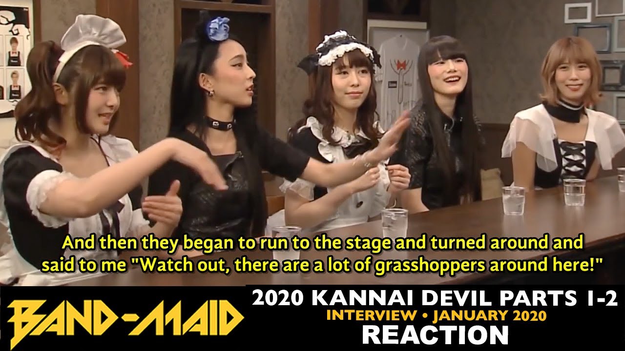 Reaction: Band-Maid: 2020  Kannai Devil Parts 1-2 (Interview)