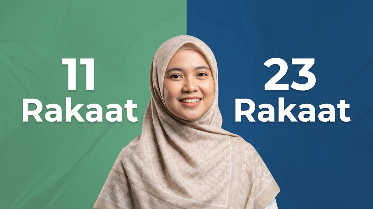 Teraweh 23 Rakaat atau 11 rakaat, yang penting 