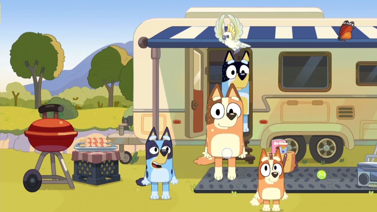 BLUEY GAME CAMPING RESTAURANT 