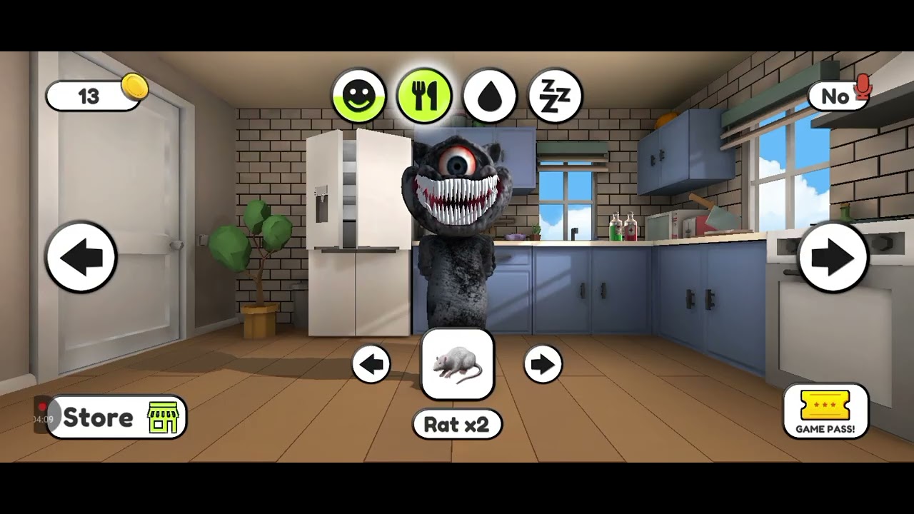لعب توم المتكلم نسخ شر 😈