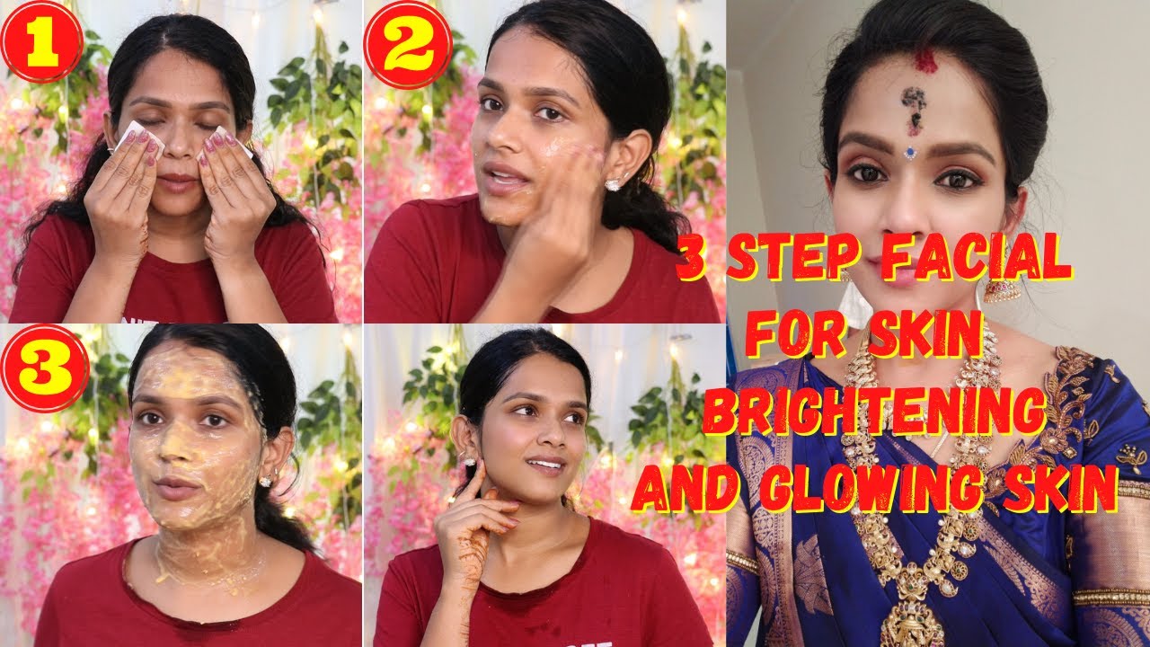 💆‍♂️ Simple & Easy Skin Brightening & Skin Glowing Facial with Natural Ingredients