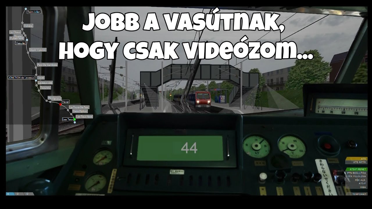 SVÁJCI VASÚTON CSAPATTAM...A VÉGÉRE MEGHALADTAM A VÖRÖSET...