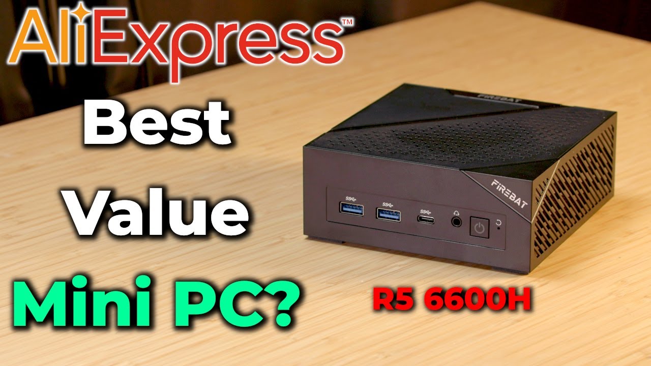 Лучший мини-ПК до 220 долларов на AliExpress? | Мини-ПК AM02 FIREBAT | R5 6600H, 16 ГБ DDR5, SSD ...