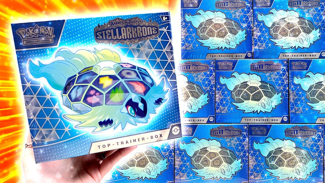 STELLARKRONE 👑 TOP TRAINER BOX Case Opening zum Release! 🔥