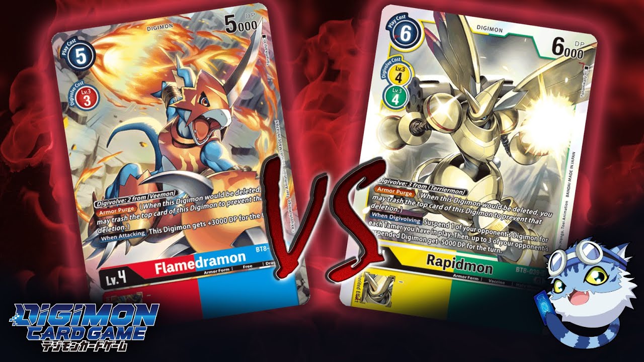 Armor Rush vs Yellow Armor Control - Digimon TCG BT8 In-Person Match