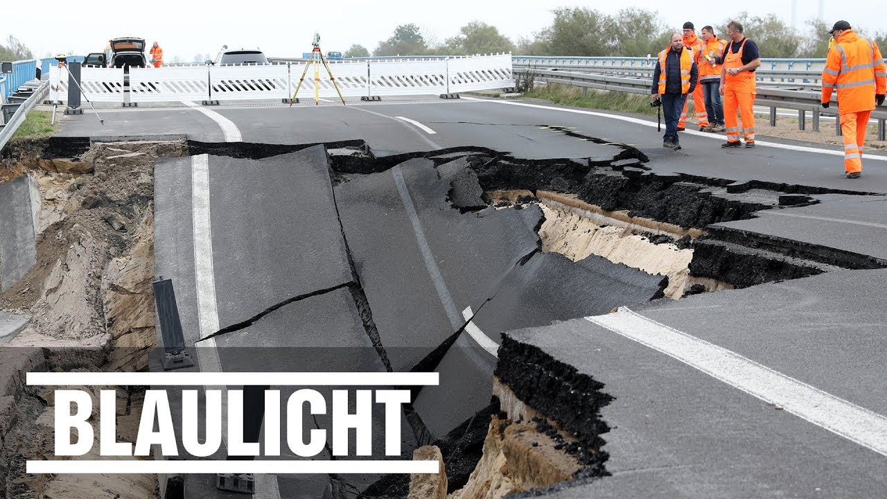 100 Meter Autobahn abgebrochen - A20 in Mecklenburg-Vorpommern