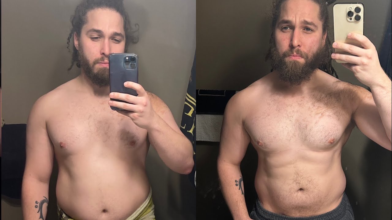 My 100 day transformation eating one meal a day (OMAD) - Before and After