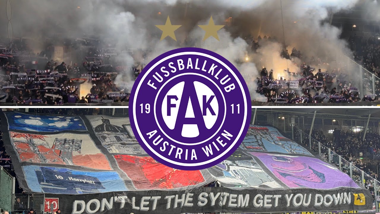 SK Sturm Graz - FK Austria Wien | Auswärtssupport FAK | Big City Life Choreo & Pyro | 07.02.25