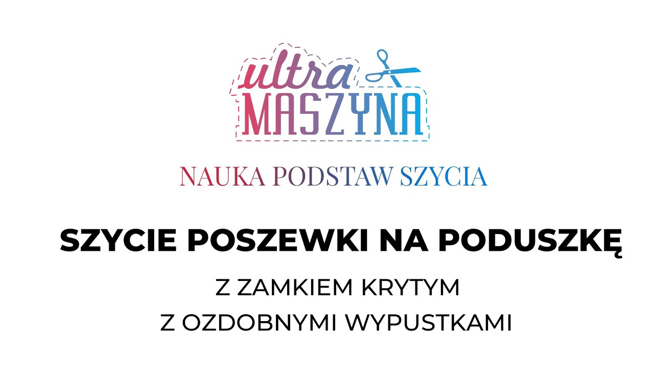 Jak uszyć poszewkę na poduszkę? Wersja z zamkiem krytym i wypustkami