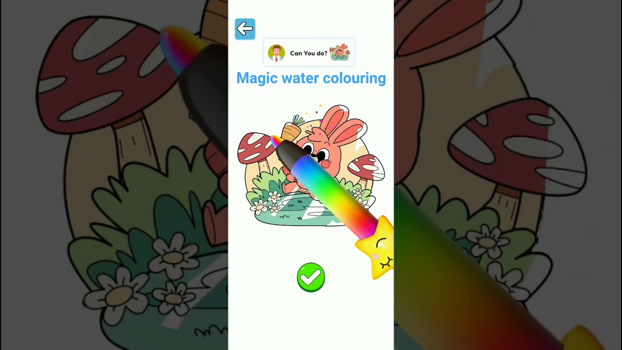 magic water colouring drawing #fundrawingforkids