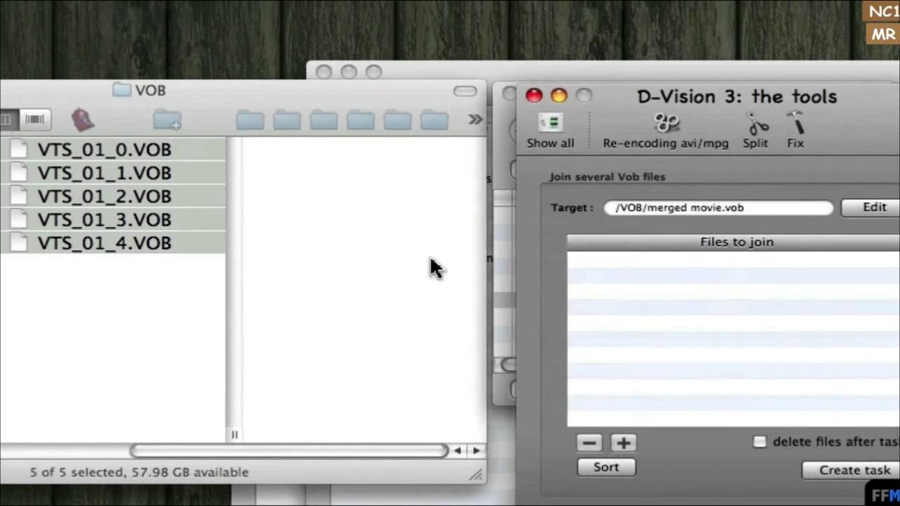 Join VOB & Convert to M4V Free (Mac)-NC1-MR