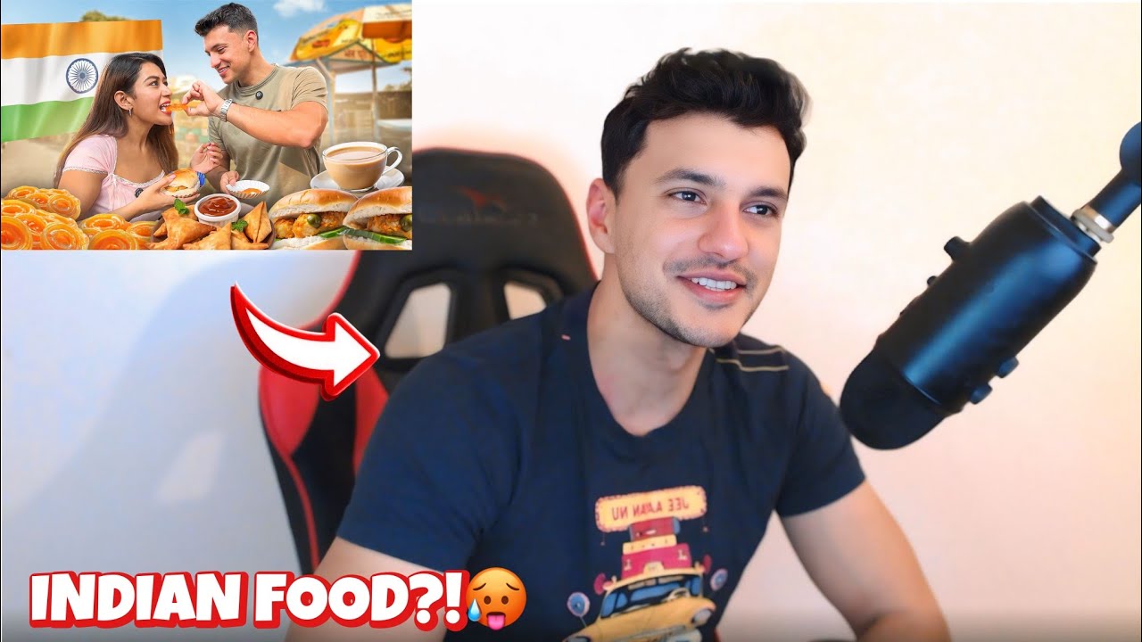 Romanian trying Indian Street Food for the first time 🇮🇳 REACTION
