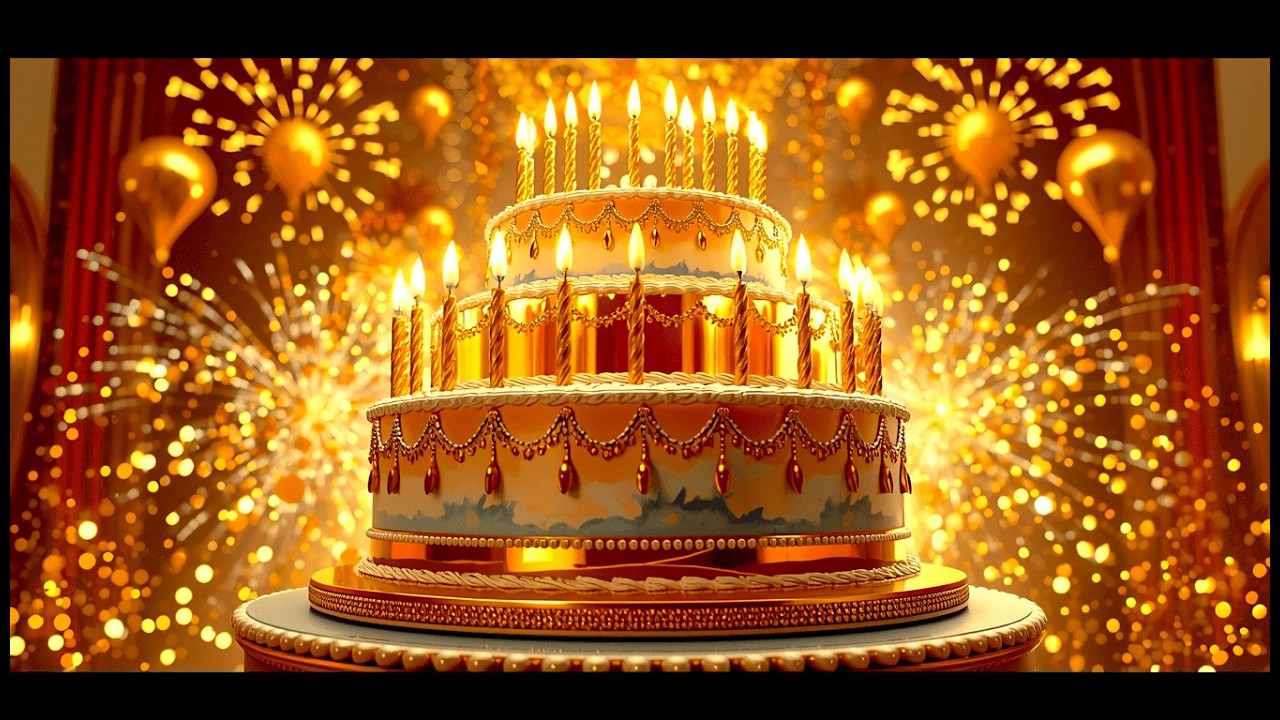 Happy Birthday Cake 🎉 | Fun & Colorful Birthday Video