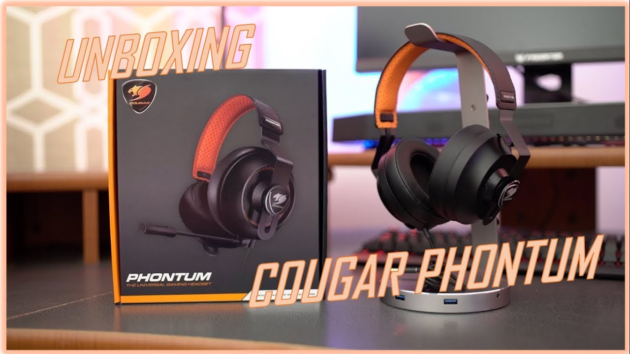 UNBOXING COUGAR PHONTUM - LOS AUDÍFONOS PARA TODO