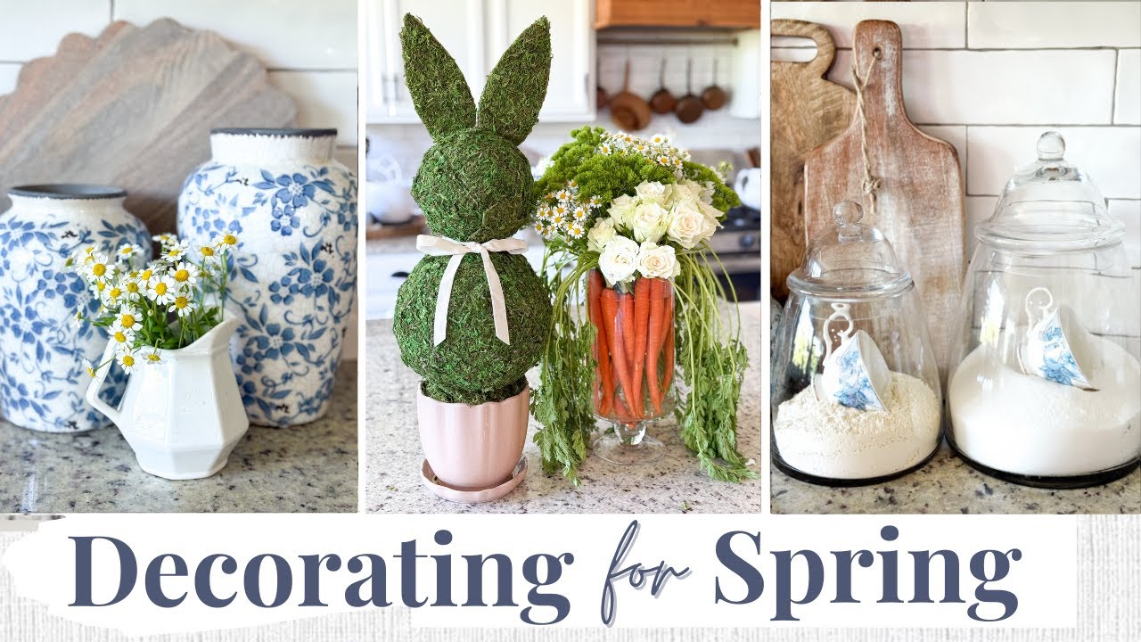 DECORATE WITH ME - STYLING NEW HOME DECOR! | SPRING DECORATING 2025