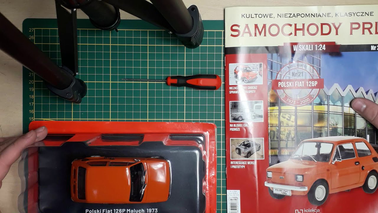 Fiat 126p 1:24 Hachette - SAMOCHODY PRL