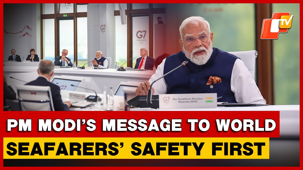 Seated Beside Trump, PM Modi Raises Ship Attacks And Seafarers&rsquo; Safety At G7