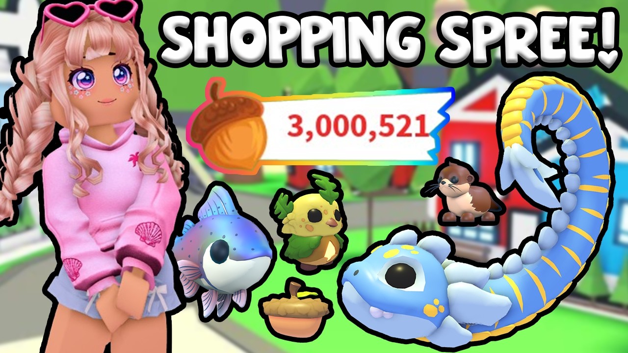3 MILLION Acorn Shopping Spree In Adopt Me Summer Camp Update