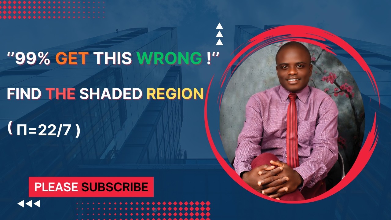 Mathematics: Calculation of the area of the shaded portion in a given figure (Part1)(JSS3)