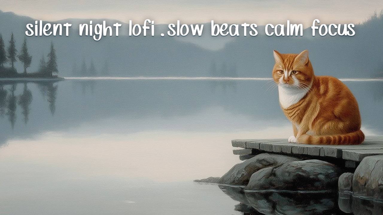 silent night lofi 🌙 | slow beats for calm focus