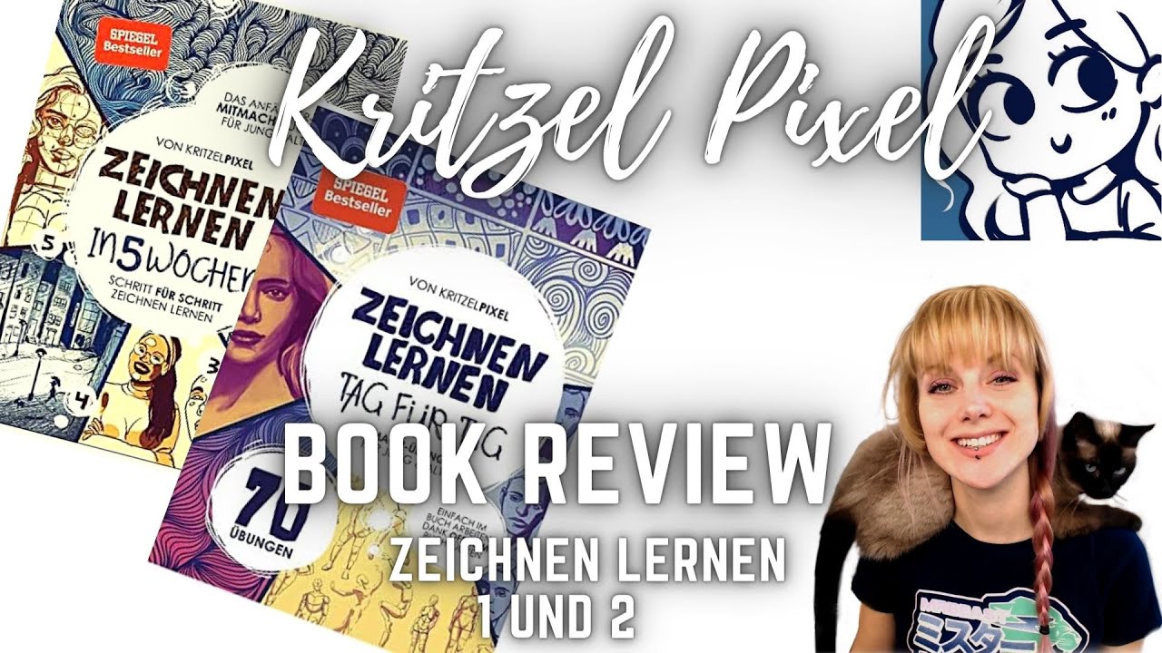 Kritzel Pixel - Zeichnen lernen - Beide Bücher - Das Bücher Review in 4k! So ein Geniales Konzept!!