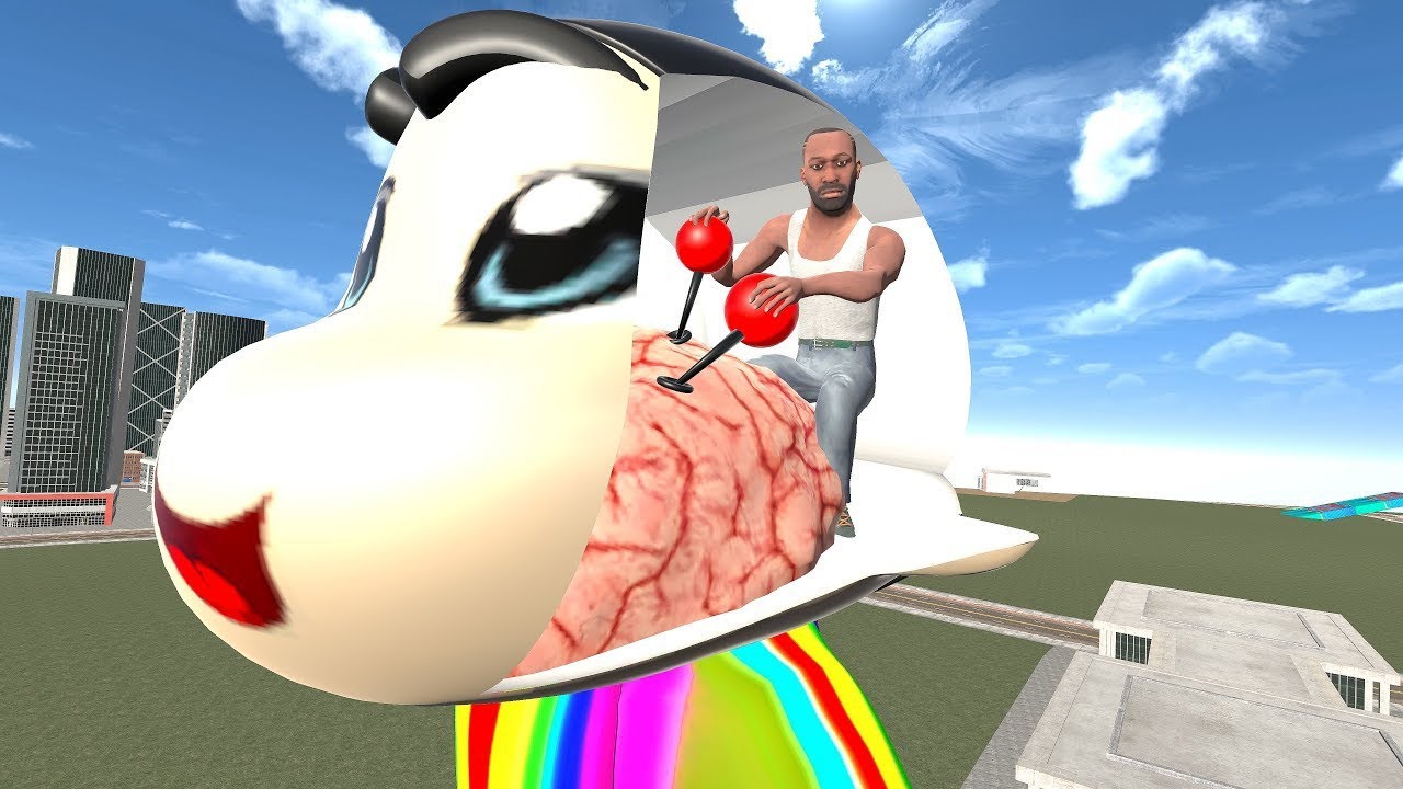 Franklin Control Shinchan’s Brain To Destroy Hulk City In Indian Bike Driving 3d