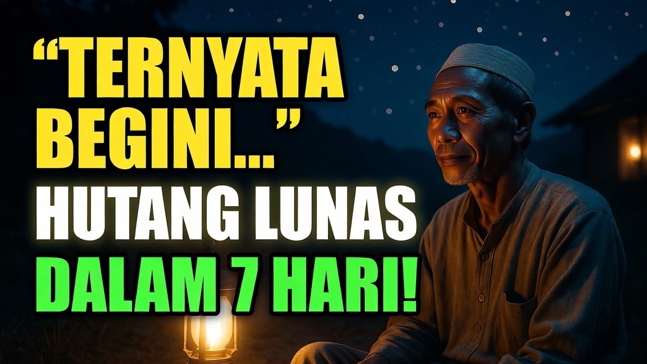 Keajaiban 7 Hari! Rahasia Rezeki Berlimpah Melunasi Semua Hutang Semudah Membalik Telapak Tangan?
