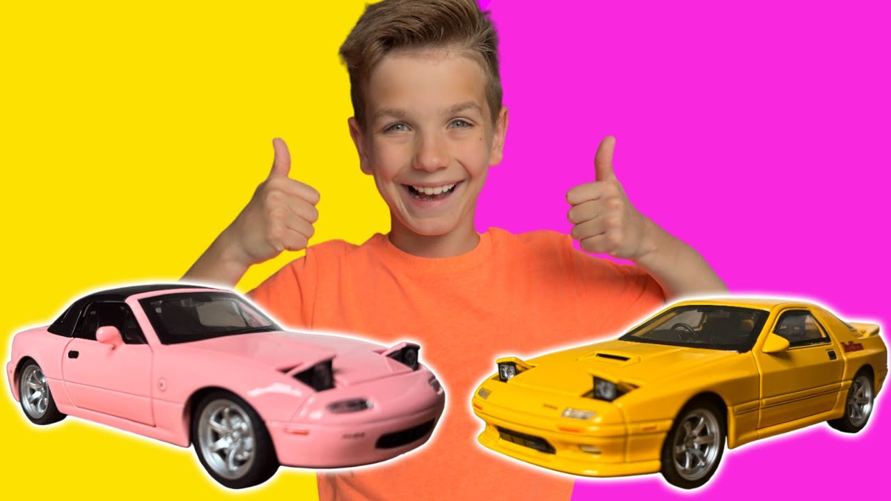 Mark adds Hot Wheels cars to his collection