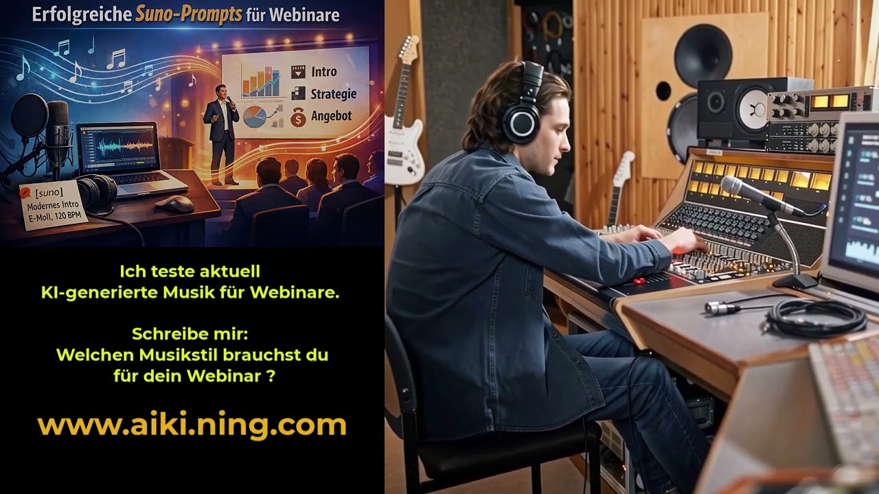 KI generierte Musik für Webinare