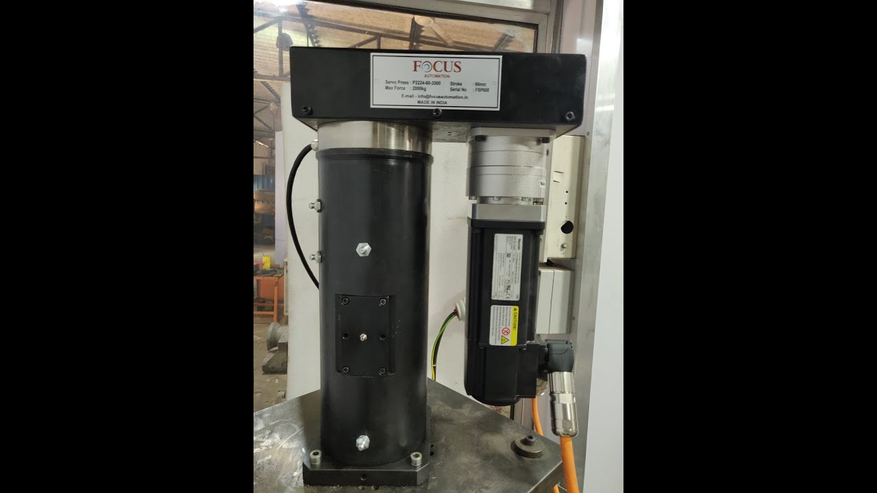 Electronic Servo Press | MADE IN INDIA | FOCUS CONTROLS PVT. LTD.