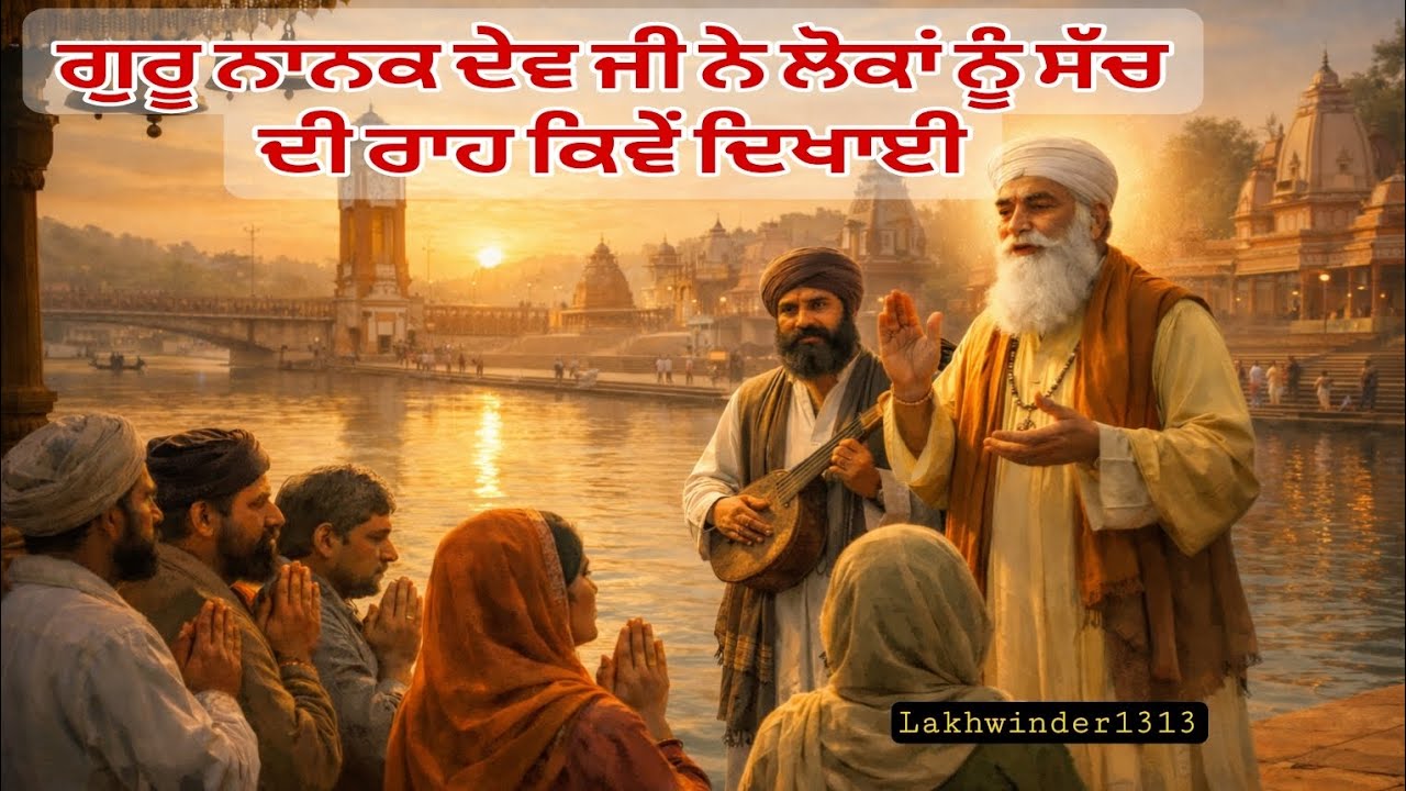 ਧੰਨ ਸ੍ਰੀ ਗੁਰੂ ਨਾਨਕ ਦੇਵ ਜੀ ਨੇ ਲੋਕਾਂ ਨੂੰ ਸੱਚ ਦੀ ਰਾਹ ਕਿਵੇਂ ਦਿਖਾਈ 