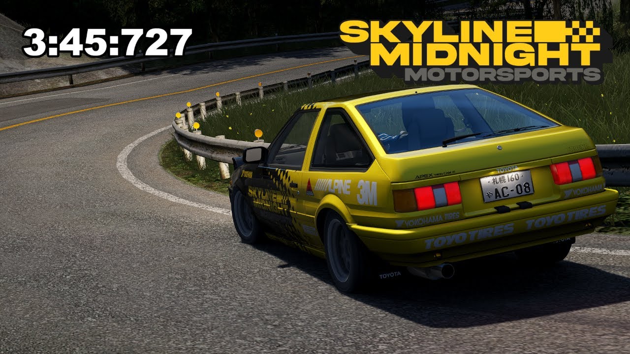 Akagi Downhill AE86 Stock (3:45:727)