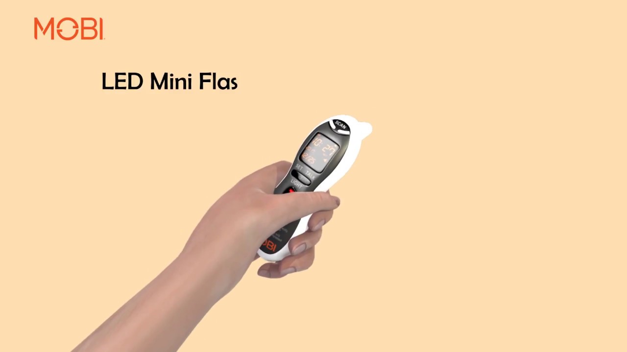 MOBI DualScan Ultra Pulse Ear and Forehead Talking Digital Thermometer