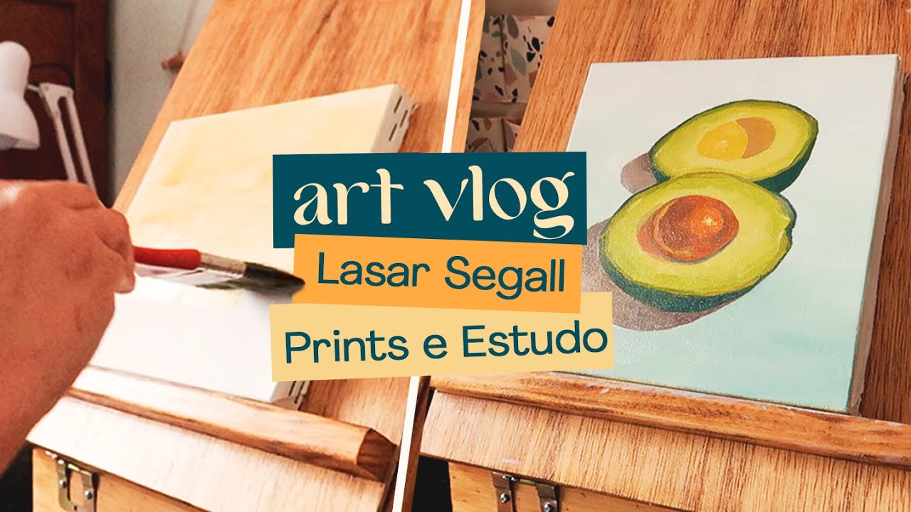 ART VLOG | Estudo de pintura a óleo, Museu Lasar Segall e Prints Novos