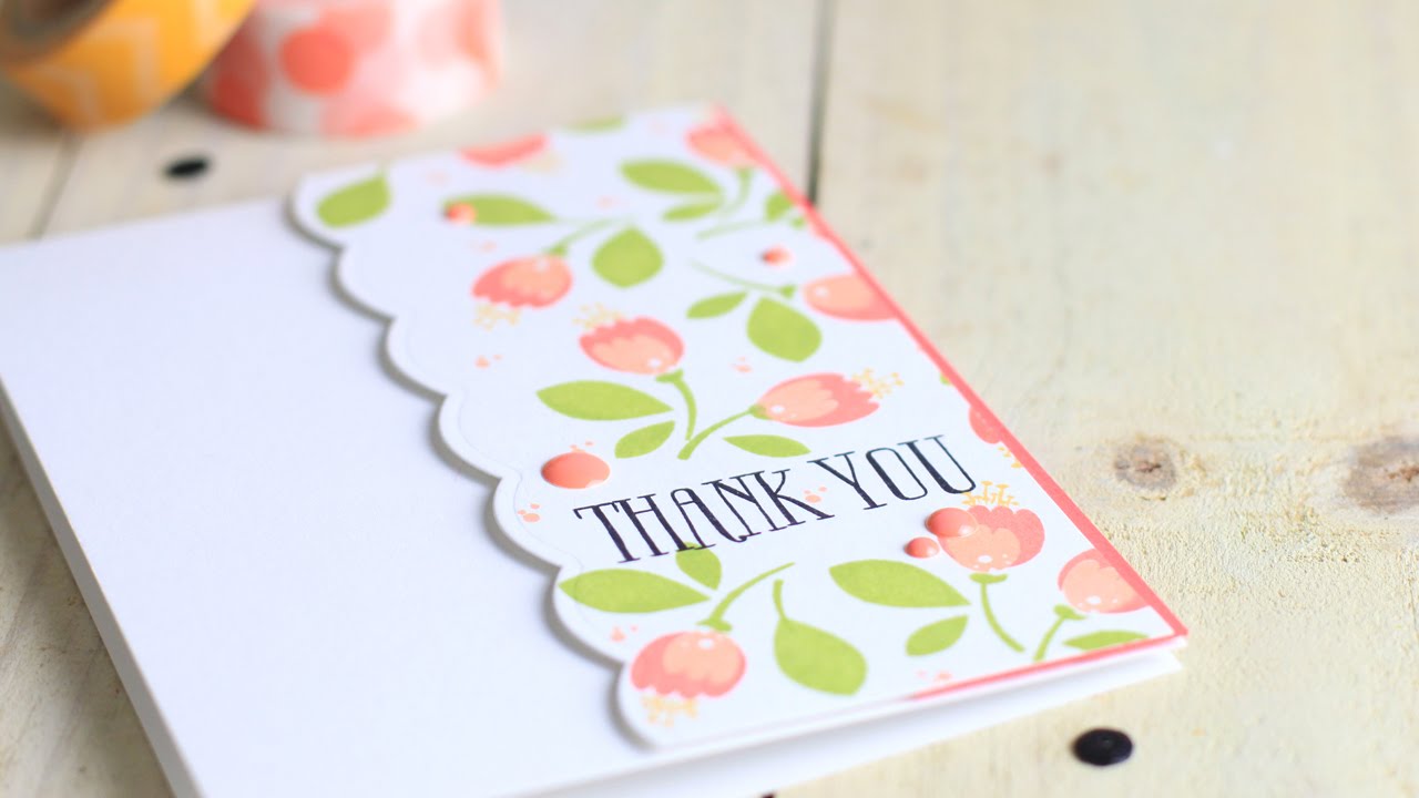 Pattern Stamping With Summer Blooms