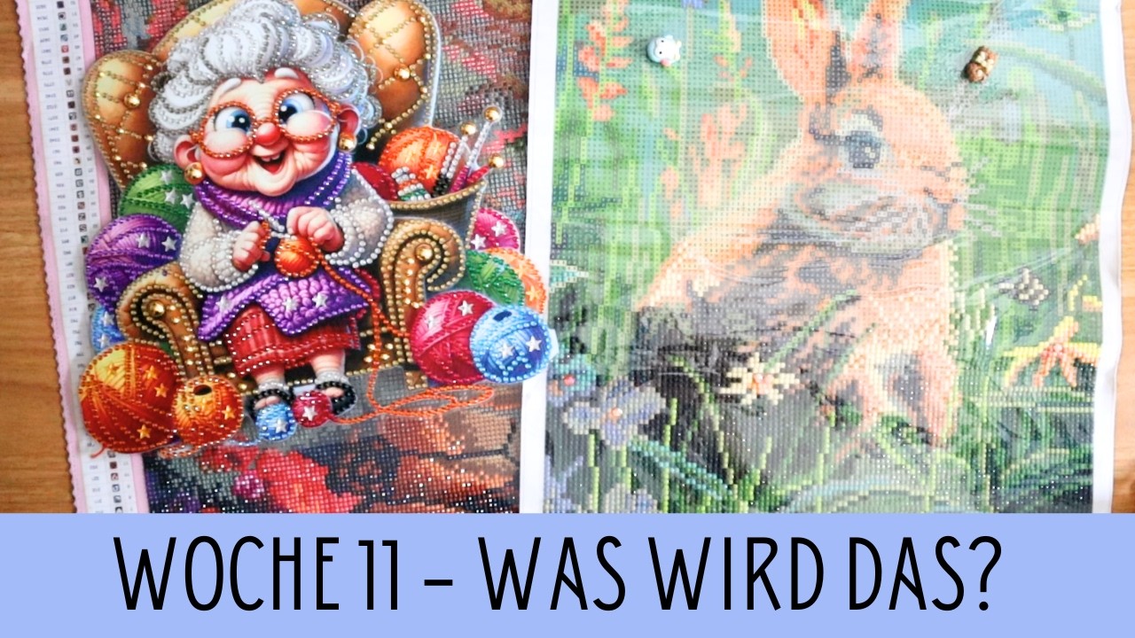 Hobbywoche DIAMOND PAINTING || Update 11 in 2026 || was könnte das für ein Motiv sein?
