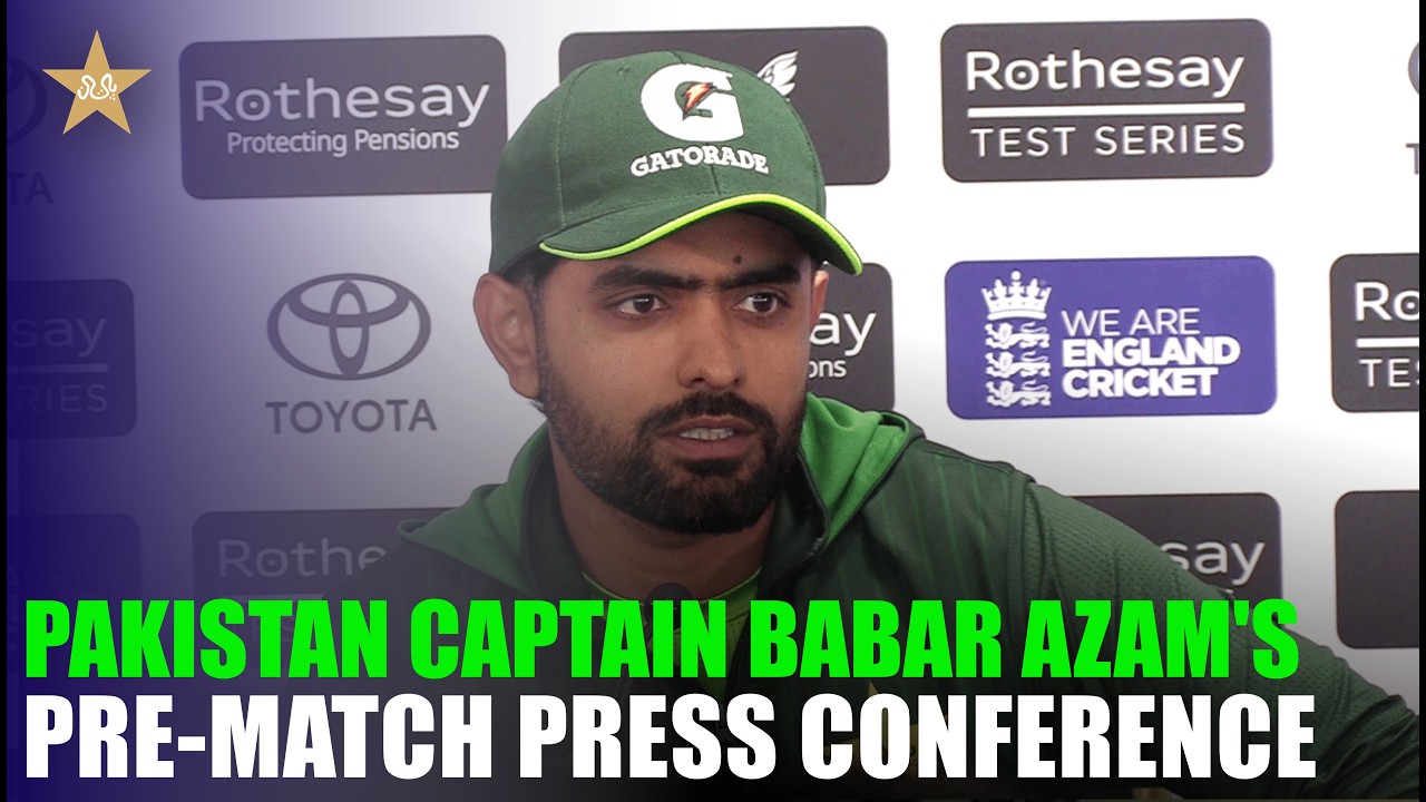 Pakistan Captain Babar Azam's Pre-Match Press Conference | Pakistan vs England, 3rd Test | MA2K