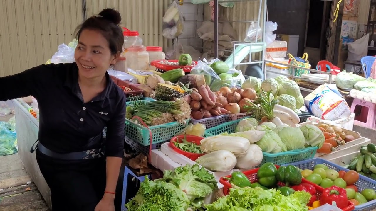 Cambodia Trip 2024 Part 31 | Shopping at Fish Market in Takmao