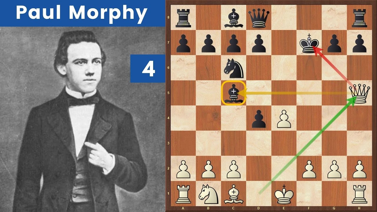 Meek vs Morphy | Contrattacco Fortissimo! | Partite Commentate di Scacchi : Paul Morphy