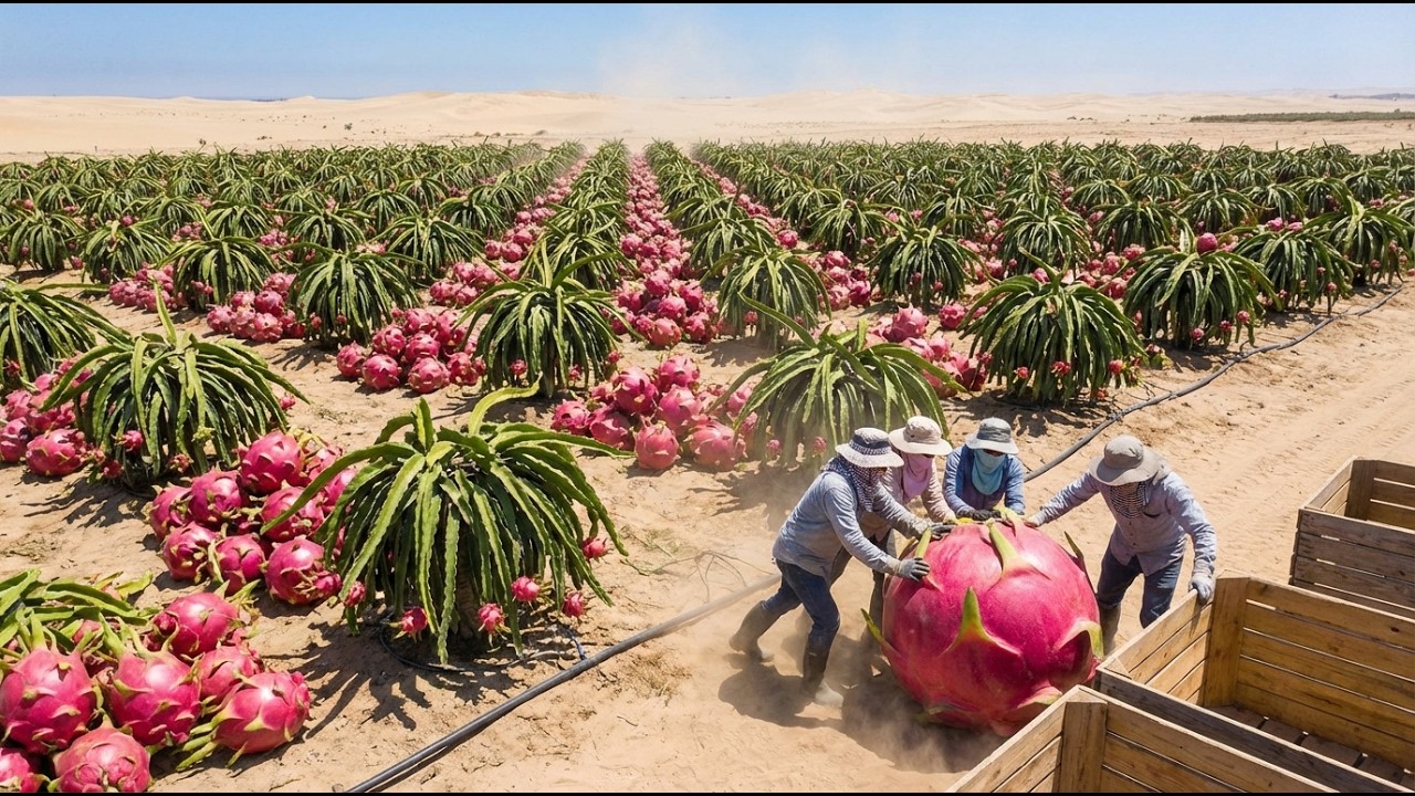 Transform the Sahara Desert Into a Giant Dragon Fruit Orchard!