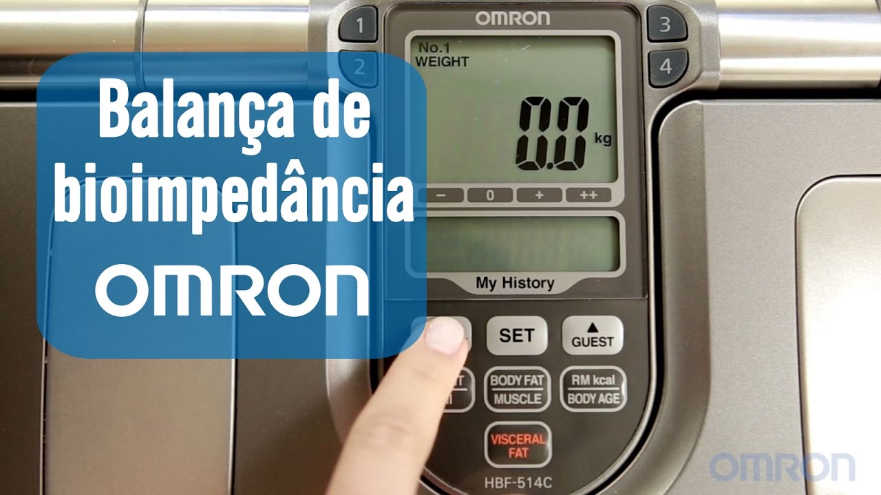 HBF-514C - Balança de Controle Corporal (Bioimpedância) OMRON