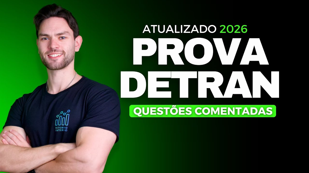 Simulado Detran Oficial - 30 Questões de uma Prova Real - Faça Antes de Tentar o Seu Exame em 2026 ✅