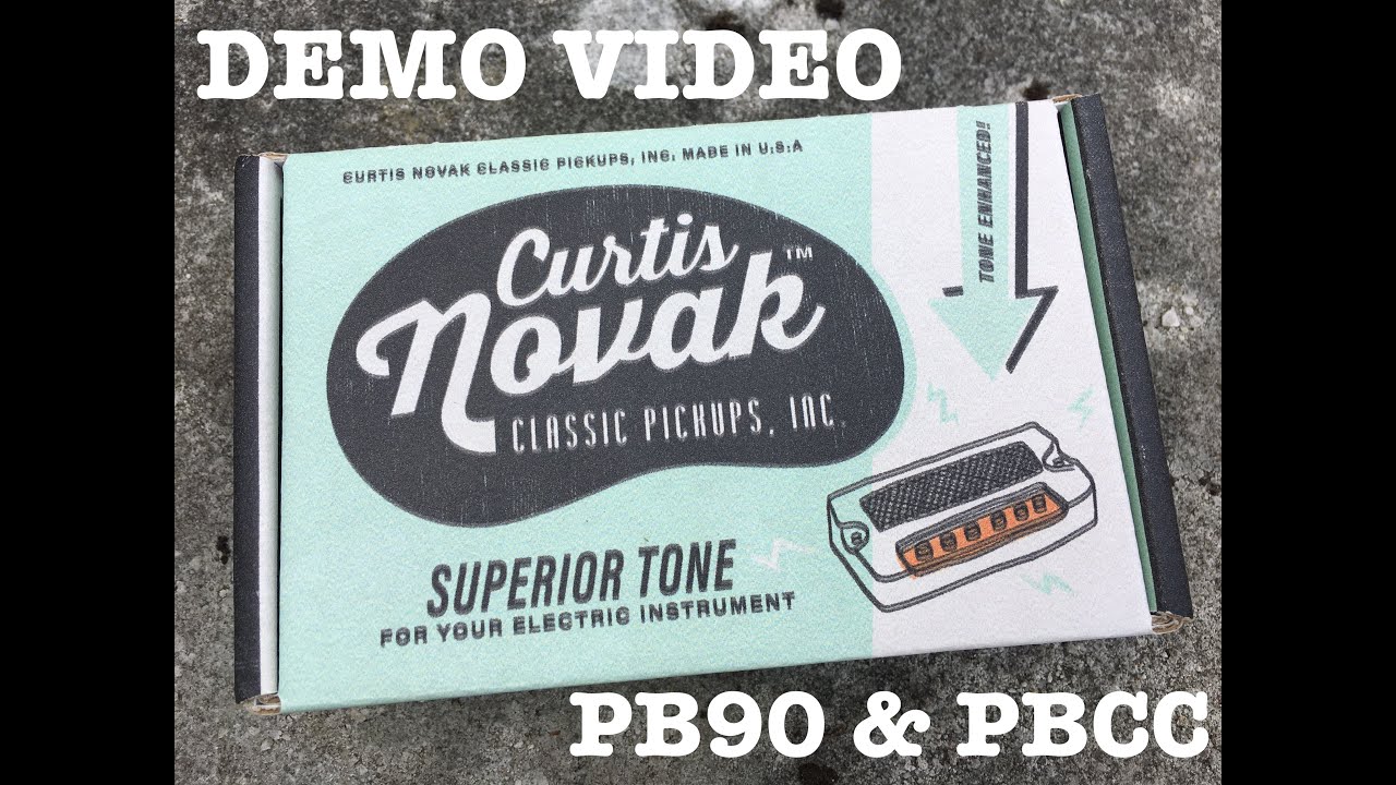 Curtis Novak PB-90 and PB-CC pickup demo by Iggy Pop bassist Ben Ellis