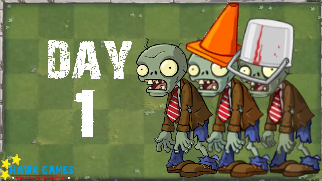 Plants vs Zombies 2 - Modern Day - Day 1 [Portals] No Premium