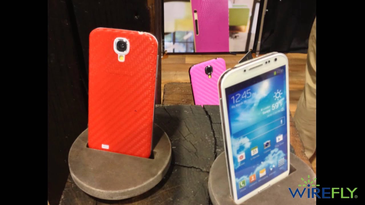 Краткий обзор прозрачного покрытия кожи от Wirefly на выставке CTIA 2013